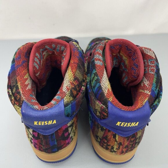 Nike Pendleton Wool Air Force 1 One NikeID Sneakers Aztec Colorful Mens 6.5 - Picture 9 of 16